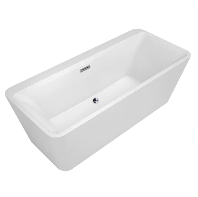 Freistehende Badewanne ROMA weiß 170 x 80 cm, Acryl