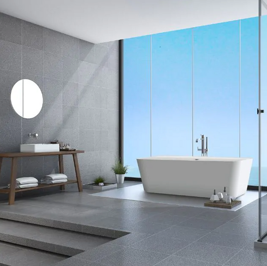 Freistehende Badewanne ROMA weiß 170 x 80 cm, Acryl