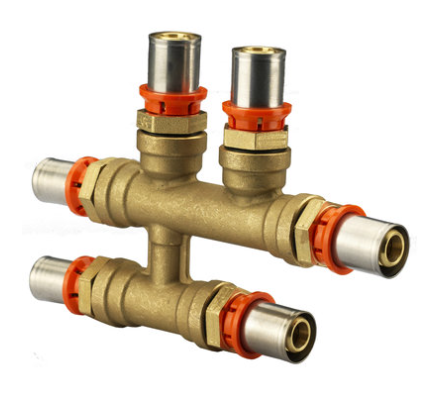 Doppel T-Stück für Sockenleiste