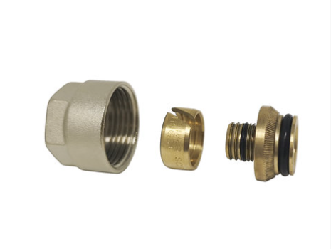 EUROK-Verschraubung für Verbund- und für Polyäthylen-Rohr