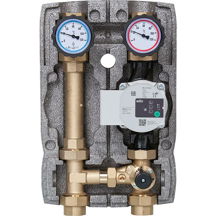 MODVLVS Heizkreis gemischt mit WILO RS 25/60 Hocheffizienz Pumpe inkl. Mischermotor
